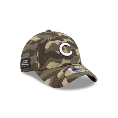 Chicago Cubs Gorra | New Era MLB Armed Forces Weekend 9twenty Adjustable Cap Mexico - Verdes